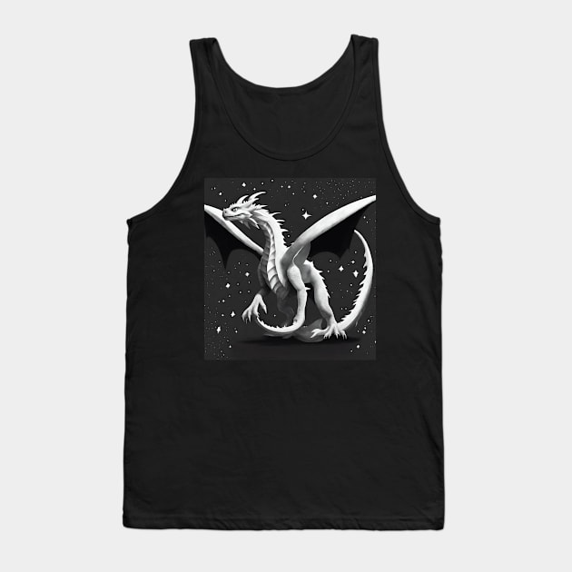 Starry Night Dragon Tank Top by Alihassan-Art